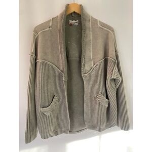 Anthropologie Pilcro Acid Wash Cardigan Sweater Sz XS